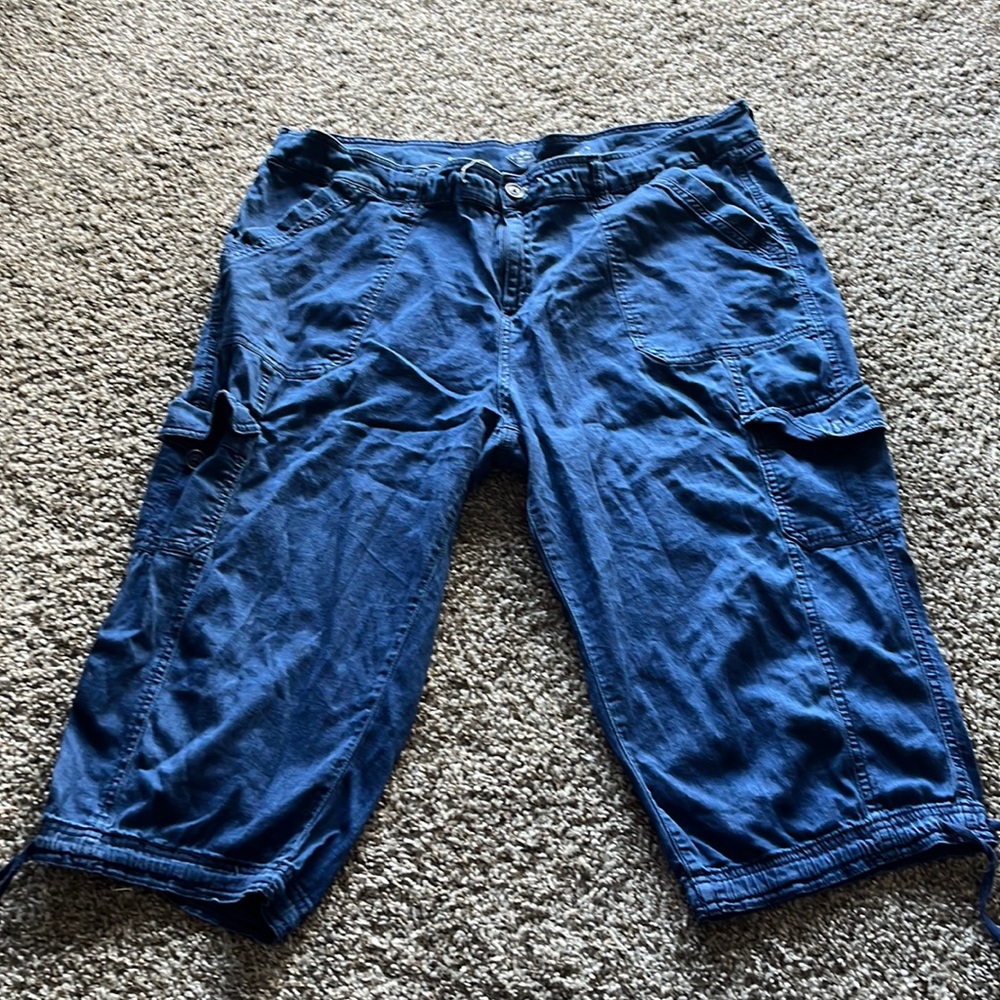 Plus size Capri Loose Fitting Jeans